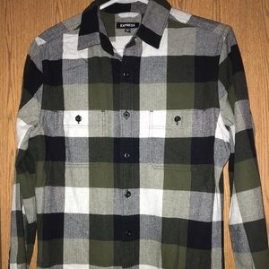 Express Button Down Flannel Size XS